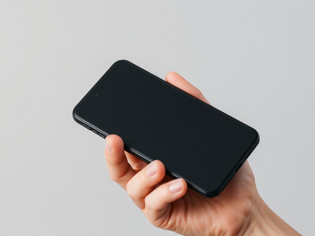 Smartphone seminovo em excelente estado apresentado sobre fundo claro